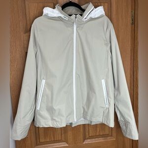Pacific Trail Khaki Hooded Rain Jacket
